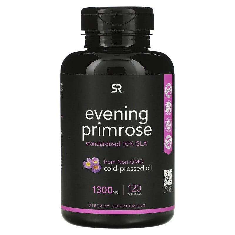 Sports Research Evening Primrose 1,300 mg 120 Softgels 23249010074