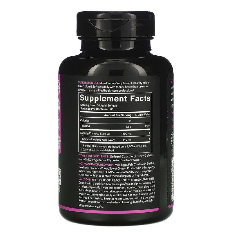 Sports Research, Evening Primrose, 500 mg, 240 Softgels 23249011194