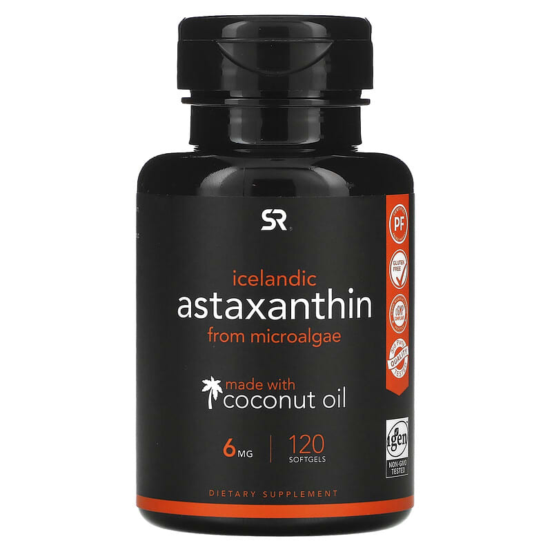 Sports Research Icelandic Astaxanthin 6 mg 120 Softgels 23249012702