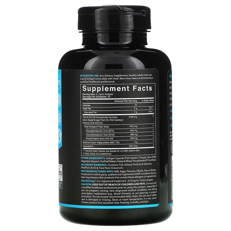 Sports Research, Keto Omega with Wild Sockeye Salmon Oil, 120 Softgels 23249012337