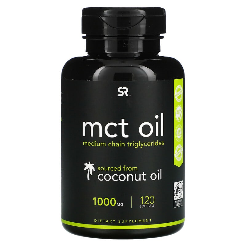 Sports Research MCT Oil 1,000 mg 120 Softgels 23249010807