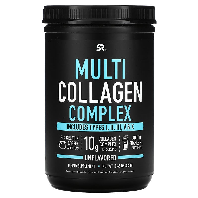 Sports Research Multi Collagen Complex Unflavored 10.65 oz (302 g) 23249013075
