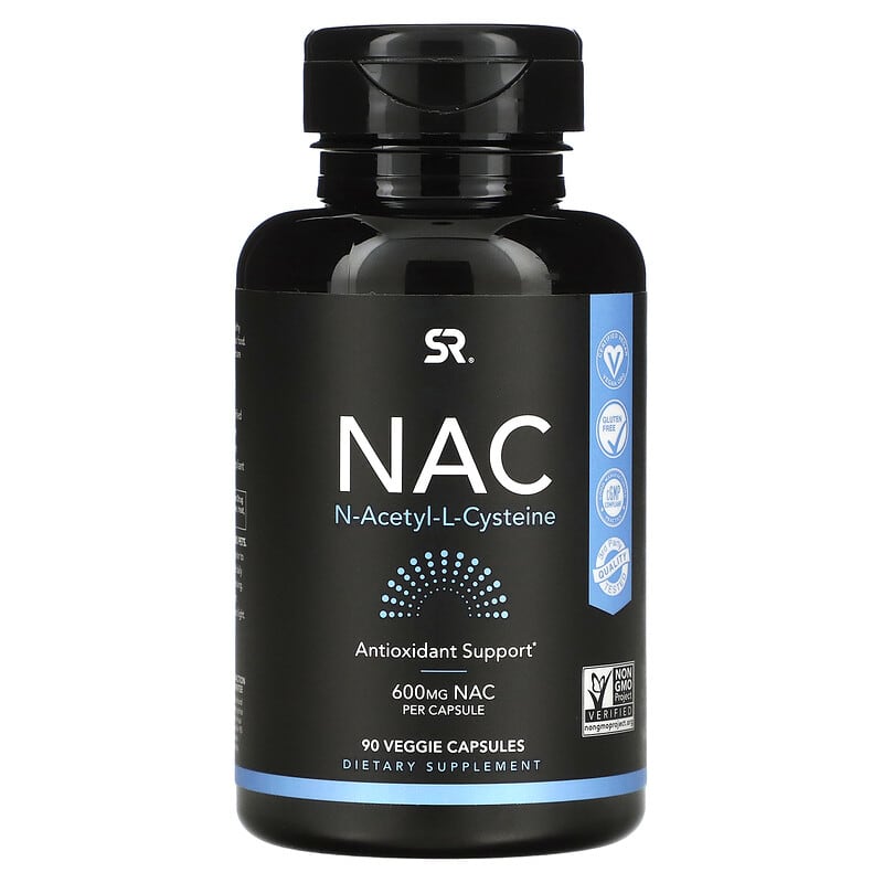 Sports Research NAC 600 mg 90 Veggie Capsules 23249091561