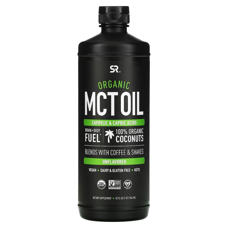 Sports Research Organic MCT Oil Unflavored 32 fl oz (946 ml) 23249011620
