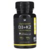Sports Research Plant Based D3 + K2 60 Veggie Softgels 23249011347