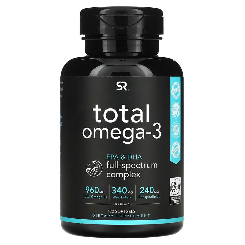 Sports Research Total Omega-3 120 Softgels 23249012825