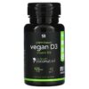 Sports Research Vegan Vitamin D3 125 mcg (5,000 IU) 60 Veggie Softgels 23249011491