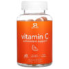 Sports Research Vitamin C Antioxidant Support Natural Orange  60 Gummies 23249090199