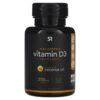 Sports Research Vitamin D3 250 mcg (10,000 IU) 120 Softgels 23249090120