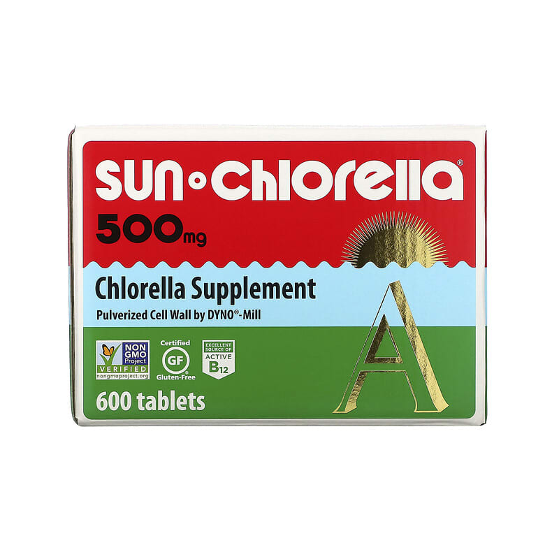 Sun Chlorella Chlorella 500 mg 600 Tablets 29918015128