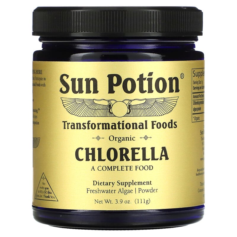 Sun Potion Chlorella Powder Organic 3.9 oz (111 g) 850001146050