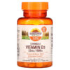 Sundown Naturals Chewable Vitamin D3 Strawberry-Banana 25 mg (1,000 IU) 120 ChewableTablets 30768503567