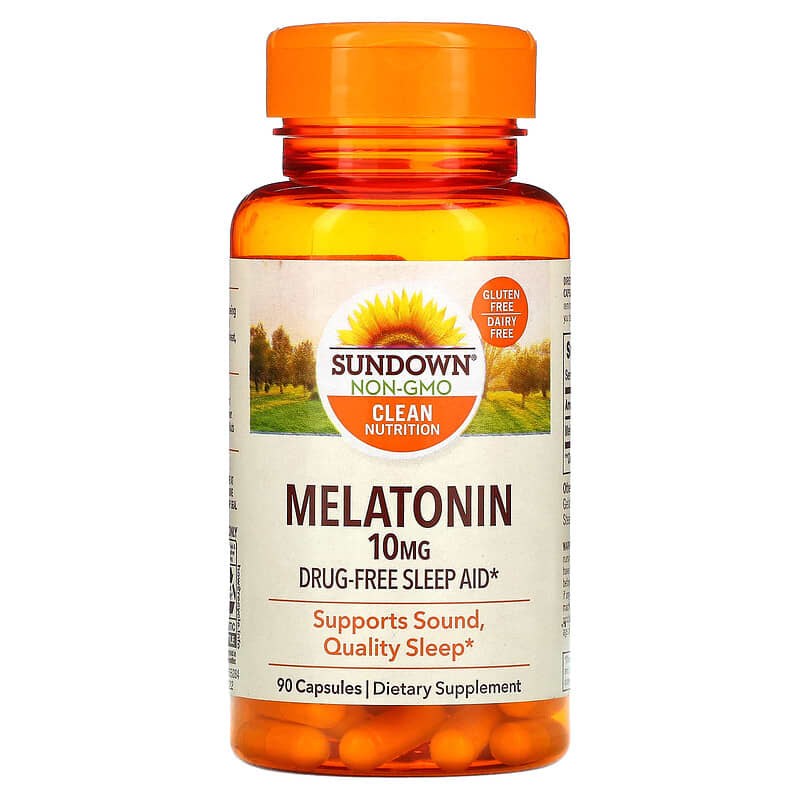 Sundown Naturals Melatonin 10 mg 90 Capsules 30768194840
