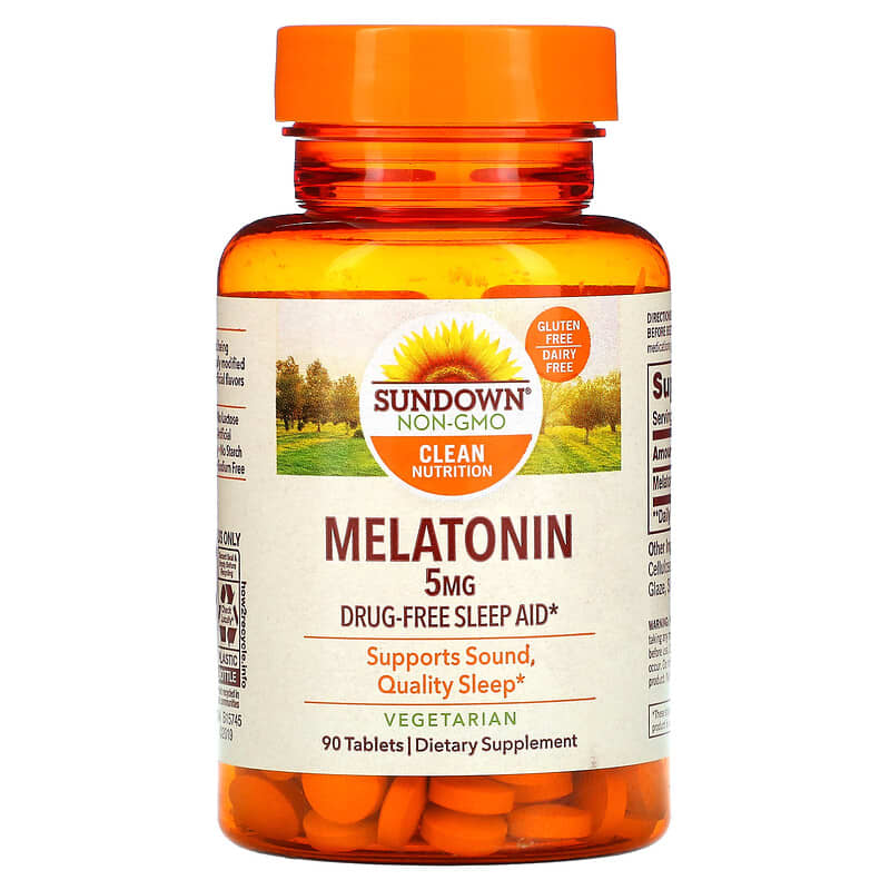 Sundown Naturals Melatonin 5 mg 90 Tablets 30768157456