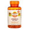 Sundown Naturals Vitamin D3 25 mcg (1,000 IU) 400 Softgels 30768199951