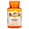 Sundown Naturals Vitamin E 180 mg (400 IU) 100 Softgels 30768032685