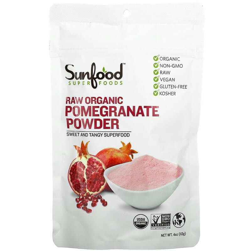 Sunfood Raw Organic Pomegranate Powder 4 oz (113 g) 803813102424