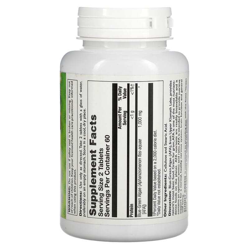 Sunny Green, Blue-Green Algae, 120 Tablets 632651500037
