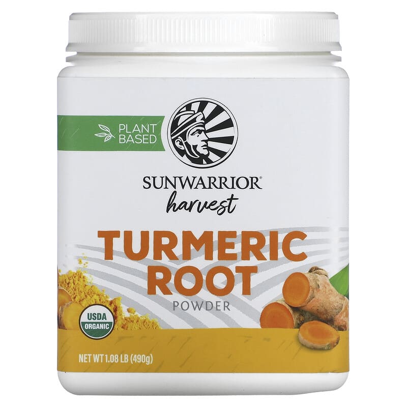 Sunwarrior Turmeric Root Powder  1.08 lb (490 g) 814784029993