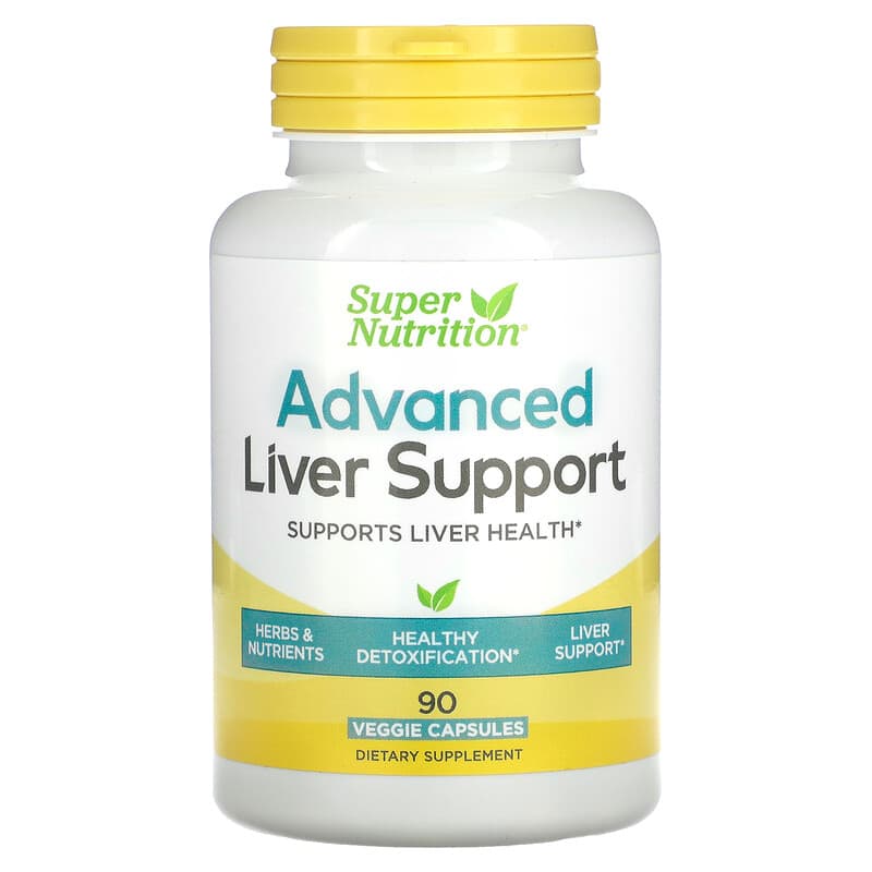 Super Nutrition Advanced Liver Support 90 Veggie Capsules 33739001253
