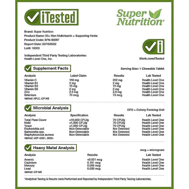 Super Nutrition, SimplyOne, 50+ Men Multivitamin + Supporting Herbs, Wild-Berry, 90 Chewables 33739002878