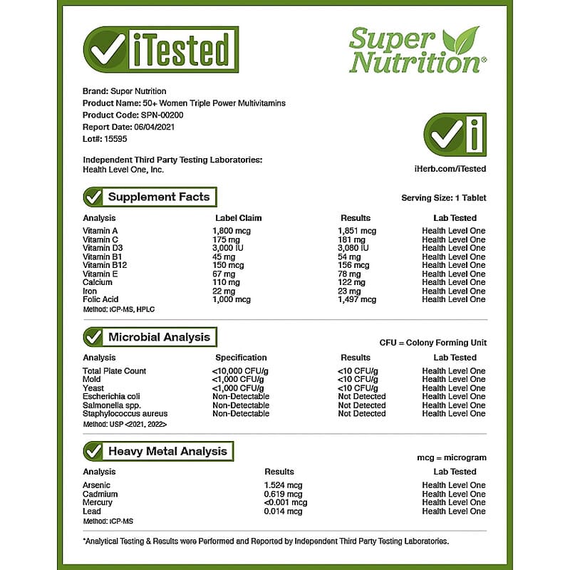 Super Nutrition, SimplyOne, 50+ Women, Multivitamin + Supporting Herbs, 90 Tablets 33739002007