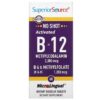 Superior Source Activated B-12 Methylcobalamin B-6 (P-5-P) & Methylfolate 60 Microlingual Instant Dissolve Tablets 76635904754