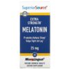 Superior Source Extra Strength Melatonin 25 mg 60 MicroLingual Instant Dissolve Tablets 76635921003