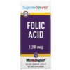 Superior Source Folic Acid 1,200 mcg 100 MicroLingual Instant Dissolve Tablets 76635908400