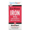 Superior Source Just Women Iron with Vitamin C B12 & Folic Acid 15 mg 90 MicroLingual Instant Dissolve Tablets 76635921300
