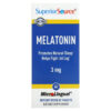 Superior Source Melatonin 3 mg 60 MicroLingual Instant Dissolve Tablets 76635900008