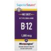 Superior Source Methylcobalamin B-12 1,000 mcg 60 MicroLingual Instant Dissolve Tablets 76635906703