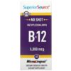 Superior Source Methylcobalamin B-12 5,000 mcg 60 MicroLingual Instant Dissolve Tablets 76635907502