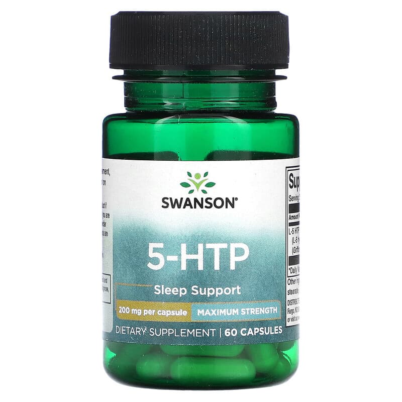 Swanson 5-HTP 200 mg  60 Capsules 87614029634