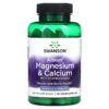 Swanson Albion Magnesium & Calcium with Vitamins D3 & K2 90 Veggie Capsules 87614028033