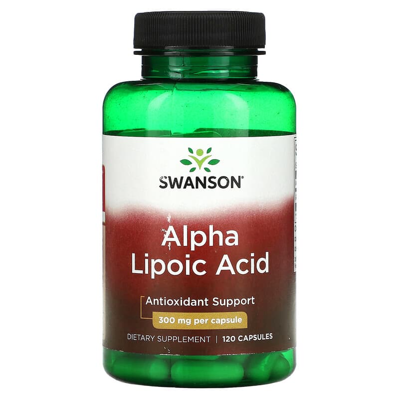 Swanson Alpha Lipoic Acid 300 mg 120 Capsules 87614021904