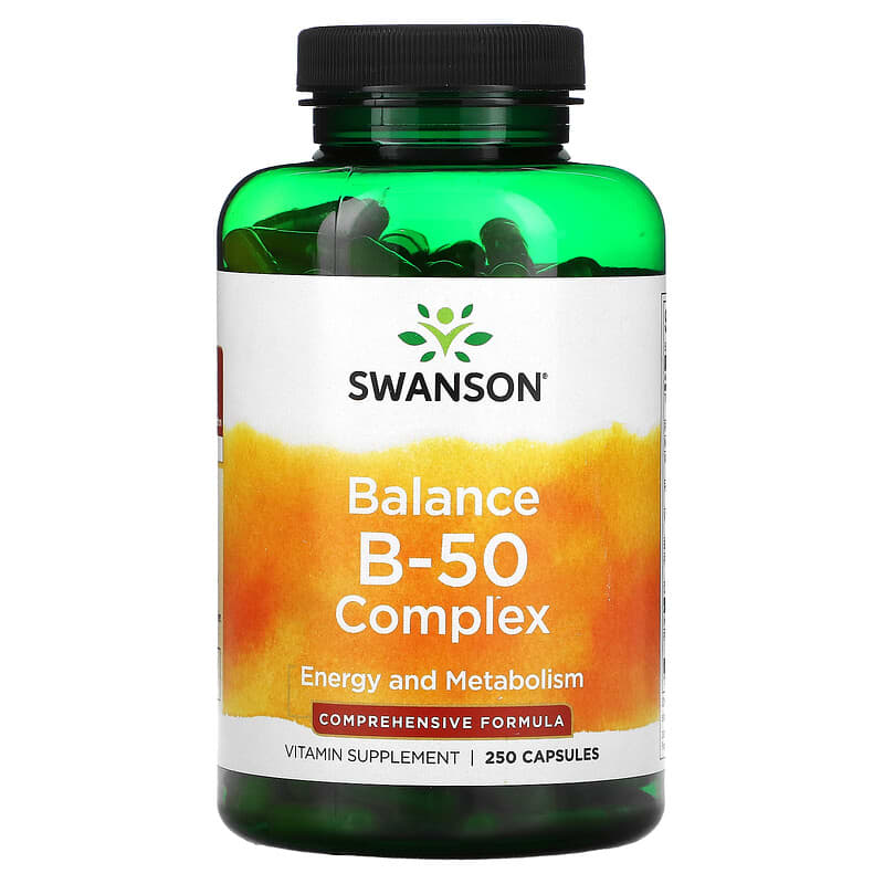 Swanson Balance B-50 Complex 250 Capsules 87614010588
