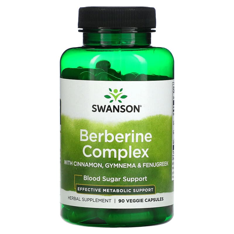 Swanson Berberine Complex 90 Veggie Capsules 87614116297