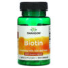 Swanson Biotin 5,000 mcg 100 Capsules 87614018775