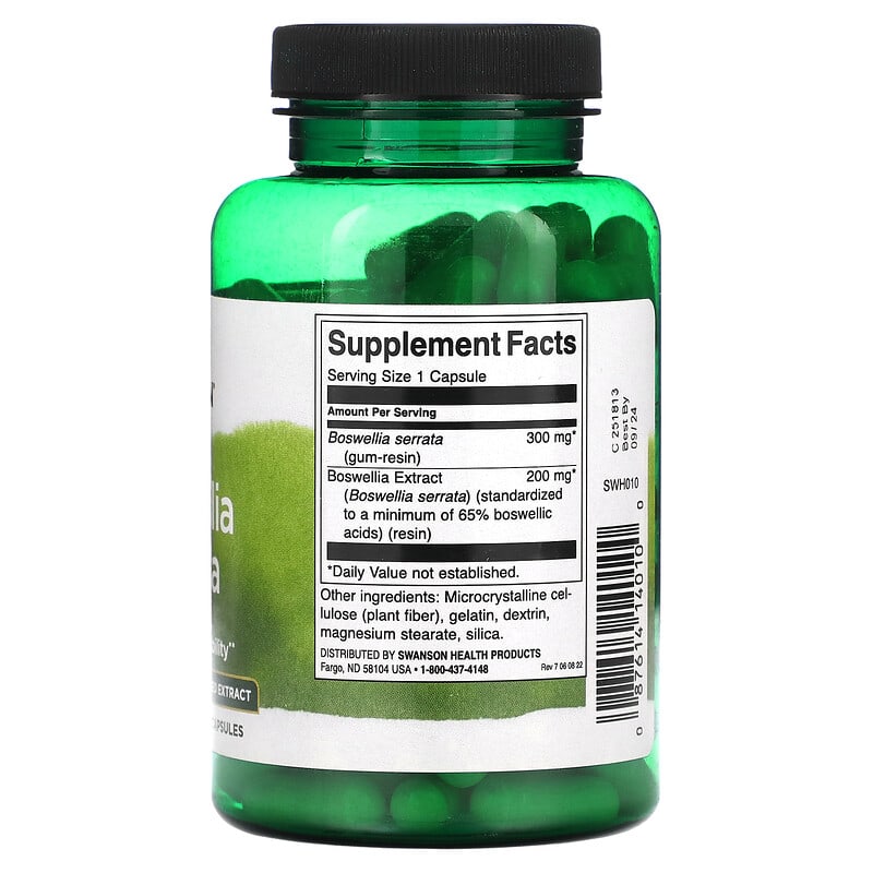 Swanson, Boswellia Serrata, 120 Capsules 87614140100
