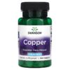Swanson Copper 2 mg 300 Tablets 87614012230