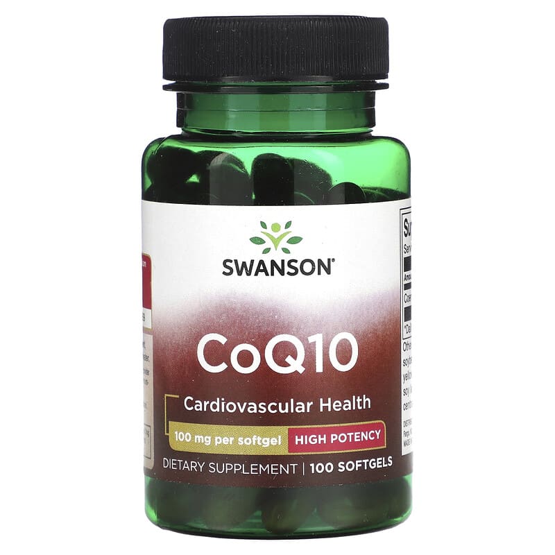 Swanson CoQ10 100 mg 100 Softgels 87614025612