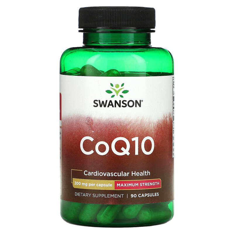 Swanson CoQ10 200 mg 90 Capsules 87614020358