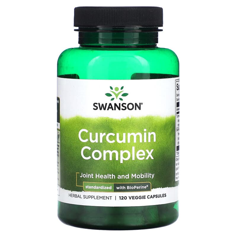 Swanson Curcumin Complex 120 Veggie Capsules 87614142845