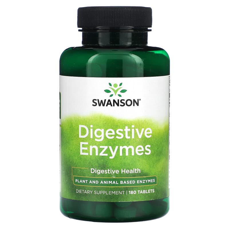 Swanson Digestive Enzymes 180 Tablets 87614016689