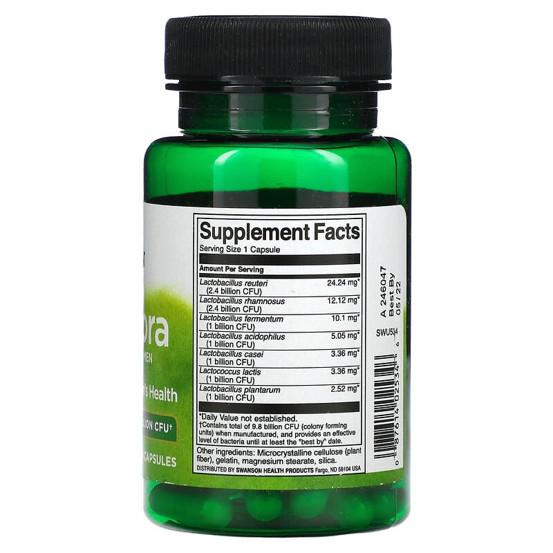 Swanson, FemFlora, Probiotic For Women, 9.8 Billion CFU, 60 Capsules 87614025346