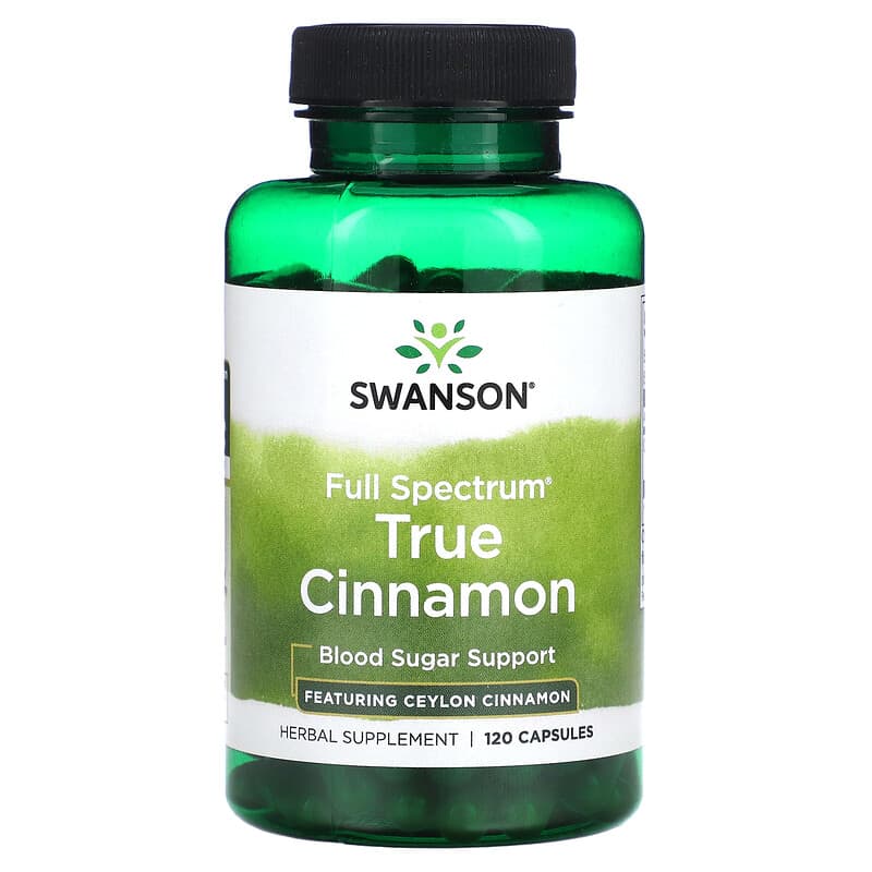 Swanson Full Spectrum True Cinnamon 120 Capsules 87614117522