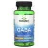 Swanson GABA Maximum Strength 750 mg 60 Veggie Strength 87614026763