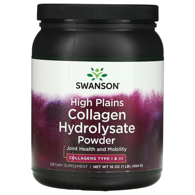 Swanson High Plains Collagen Hydrolysate Powder 16 oz (454 g) 87614116570