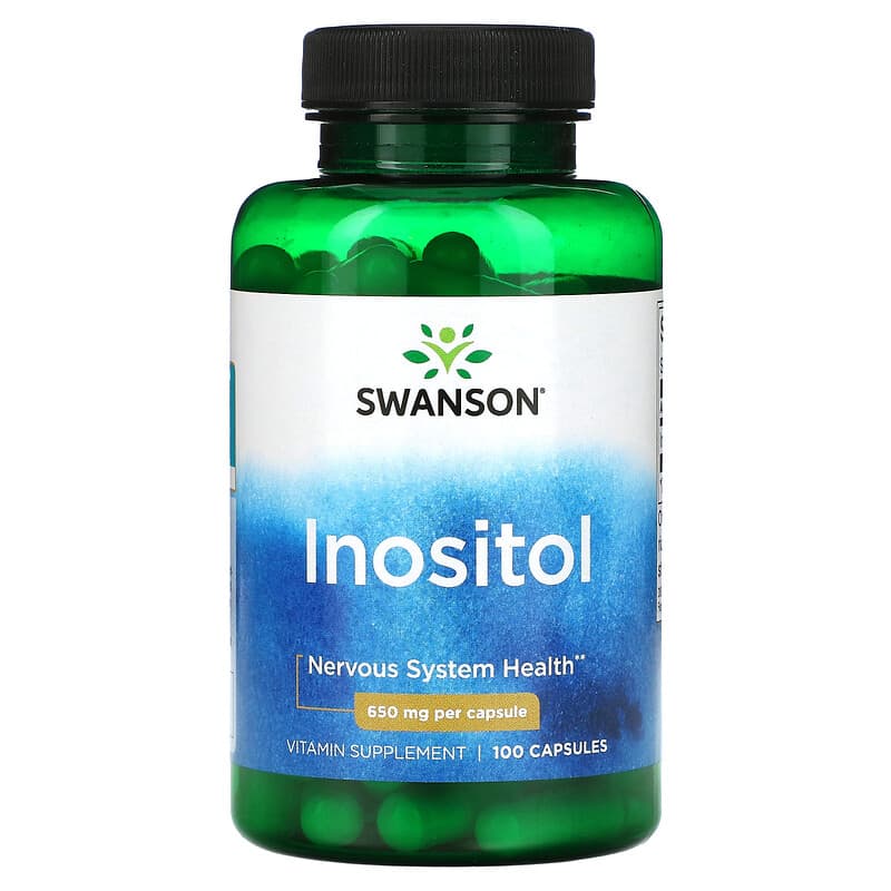 Swanson Inositol 650 mg 100 Capsules 87614018744